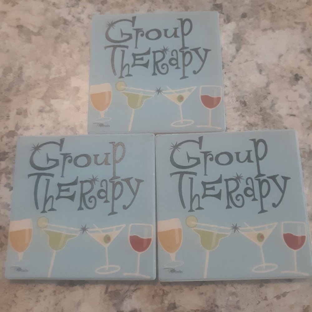 Ceramic coaster set